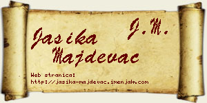 Jasika Majdevac vizit kartica